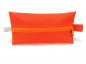 Mobile Preview: Täschchen ORANGE mit Reißverschluß orange, TaTüTa Inhalator Kosmetik wetbag, by BuntMixxDESIGN
